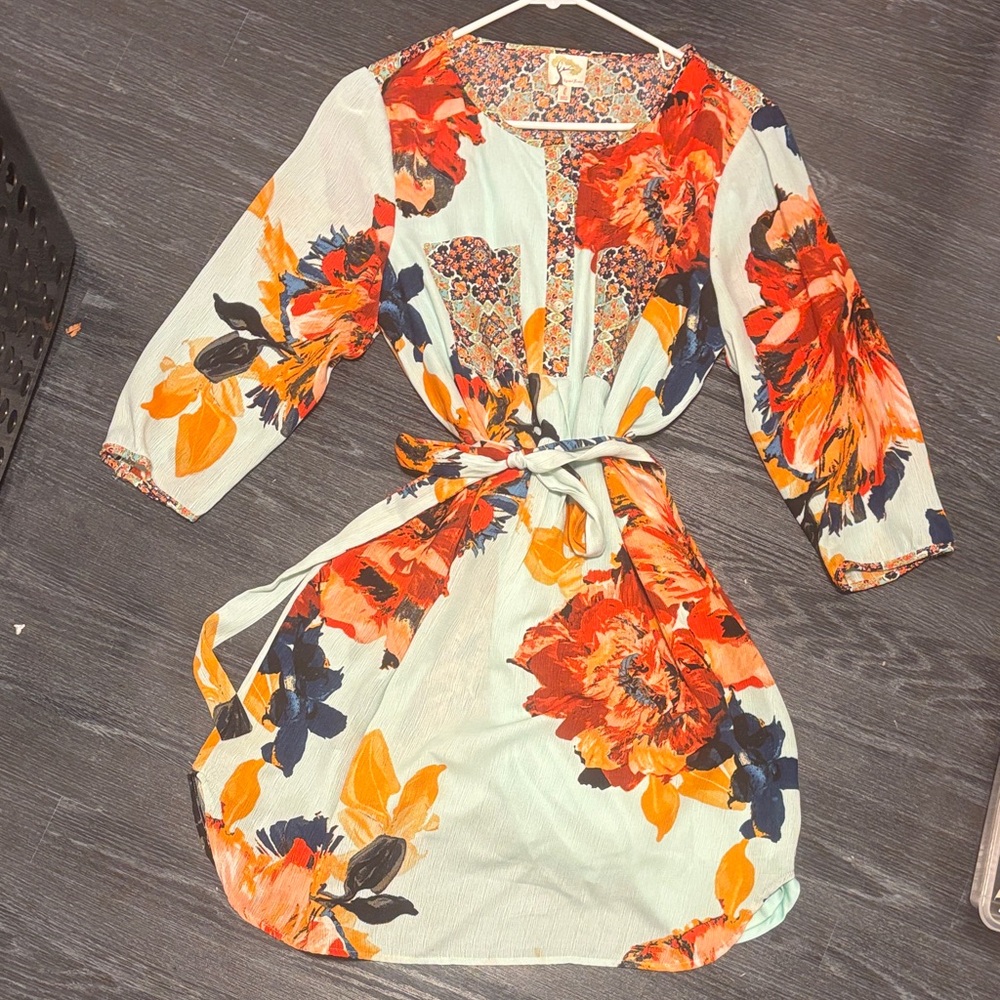 Floral Print Women's Dress